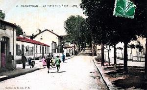 Menerville - Mairie et Place - 1910